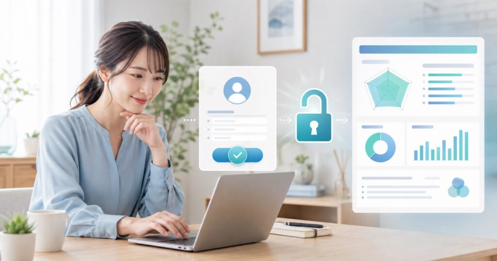 結論:キャリアインデックス適職診断の結果を見るには、無料会員登録が必要