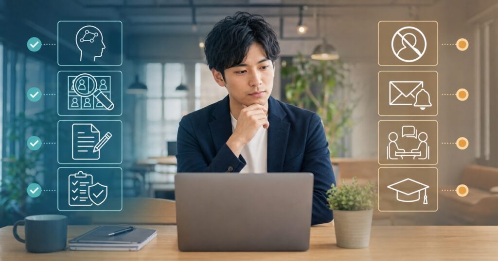 キャリアインデックス適職診断の口コミから分かった「向いている人」と「向いていない人」