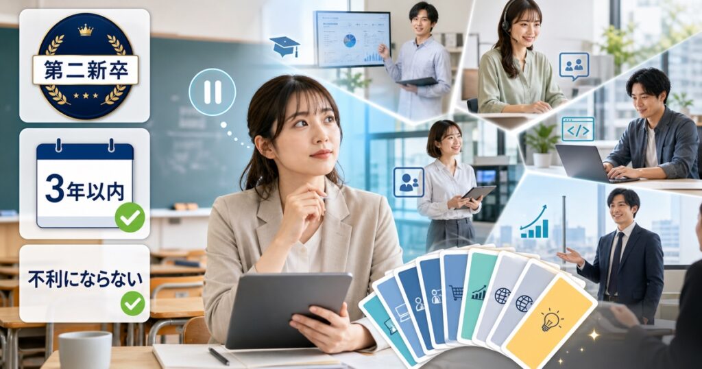 20代教員の転職はチャンス！選択肢が広く、3年以内の退職も不利にならない