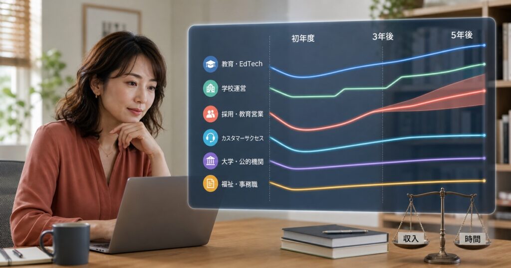 教員の転職先での年収はどう変わるのか
