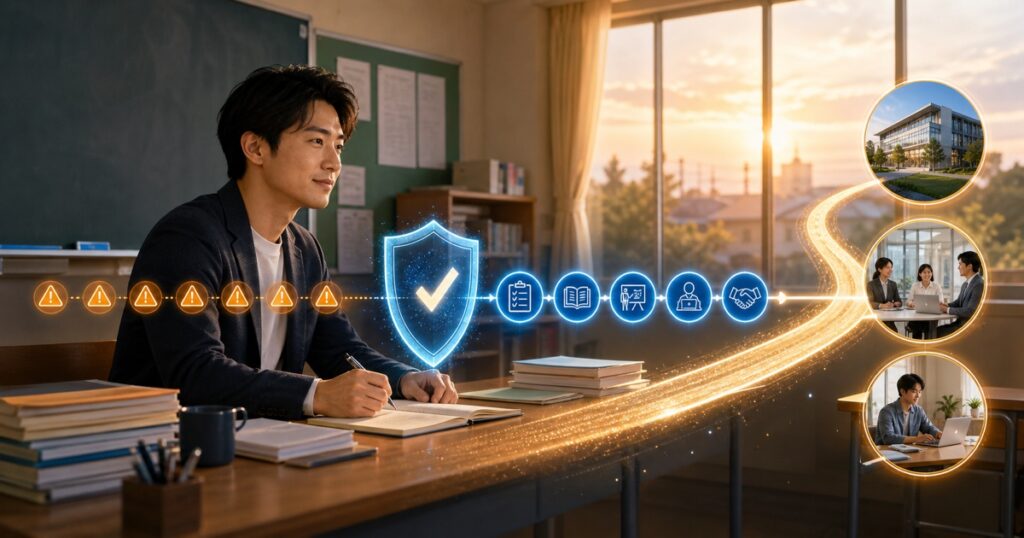 まとめ：教員からの転職での後悔の多くは、辞める前に防げる