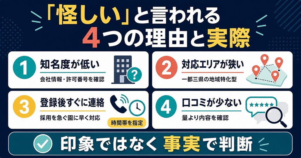 ほいくのえんが「怪しい」と言われる4つの理由と実際